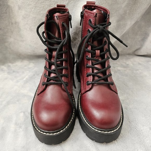 New Madden Girl Women's Wine Boot Size 6M - Picture 3 of 6